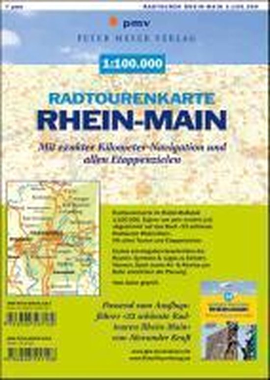 Radtourenkarte Rhein-Main 1:100.000 - cover