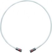 Wisi BK 76 0045 coax-kabel 0,45 m F Wit
