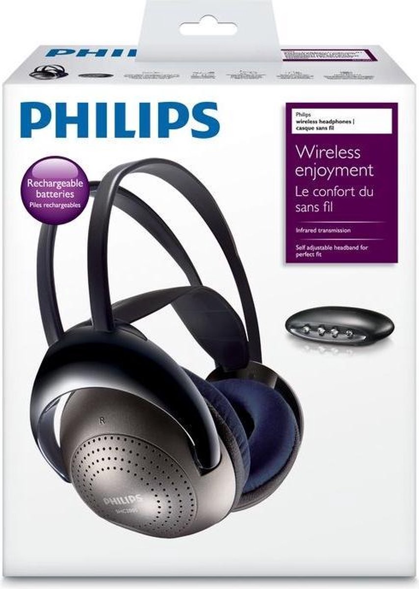 Philips Shc2000 Draadloze Ir Hoofdtelefoon Oplaadbaar | bol.com