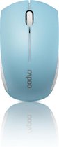 Bol.com Rapoo 3360 - Draadloze Mini Muis Blauw - Wireless Mouse aanbieding