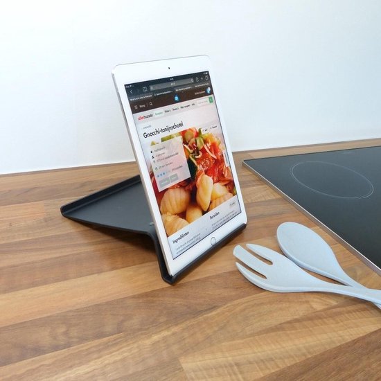 Shop4 - Tablet Houder Keuken Zwart voor 7-11 inch tablets | bol.com