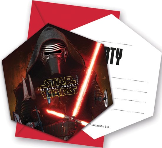 PROCOS - Set d'invitation Star Wars VII - Décoration > Cartes
