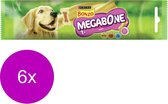 Bonzo Mega Bone Large - Gevogelte Vlees - Hondensnacks - 6 x 200 g