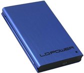 LC-Power LC-25U3-XL behuizing voor opslagstations 2.5'' Blauw Stroomvoorziening via USB