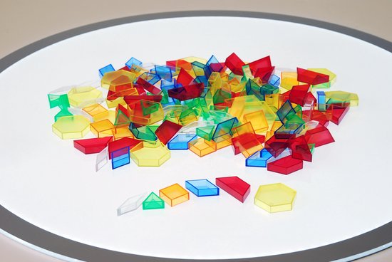 Holle geometrische blokken - transparant van Guidecraft — afbeelding 5
