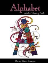 Alphabet Adult Coloring Book