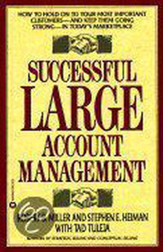 Successful Large Account Management - cover