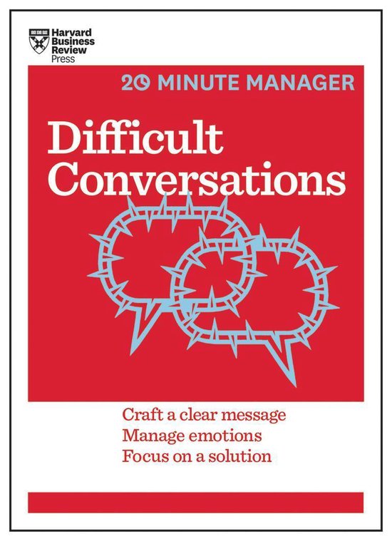 20-Minute Manager - Difficult Conversations (HBR 20-Minute M ... - cover