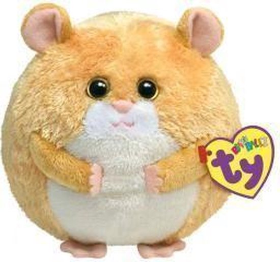 Ty Plush Animals Beanie Ballz Speedy Hamster Mouse Big Eyes