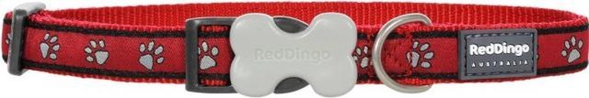 Red Dingo Halsband Hond 25mm x 41-64cm DC-PP-RE-25