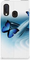 Geschikt voor Samsung Galaxy A20e Hoesje maken Vlinders