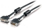 Equip 118973 DVI kabel 3 m DVI-D Zwart