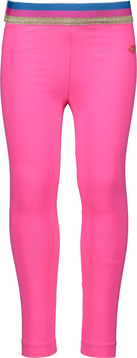 waarom niet zadel terugvallen Kidz-Art Meisjes Legging - Neon Fuchsia - Maat 104 | bol.com