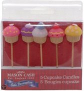 Mason Cash Kaarsjes - Cupcake - 5 stuks
