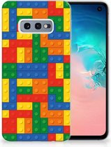 Geschikt voor Samsung Galaxy S10e TPU Hoesje Design Blokken
