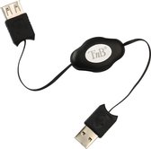 T'nB USB cable USB-kabel 0,8 m USB A Zwart