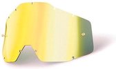 100% Racecraft/Accuri/Strata Goggles Replacement Mirror Lens - Gold Mirror/Smoke -