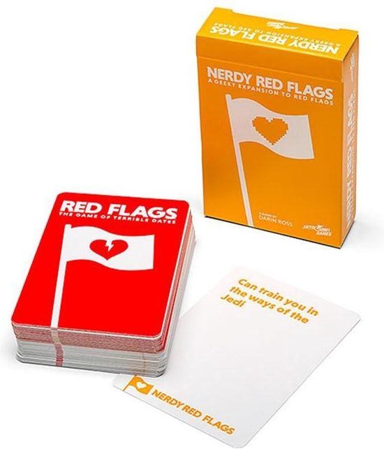 Thumbnail van een extra afbeelding van het spel Nerdy Red Flags Expansion