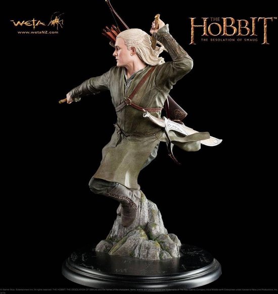 WETA The Hobbit The Desolation of Smaug Statue 1/6 Legolas Greenleaf 30 cm bol