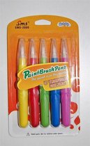 Paint Brush Pens 5 kleuren