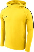 Nike Dry Academy Football  Sporttrui - Maat S  - Mannen - geel/zwart