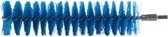 Vikan pijpenborstel blauw medium voor flex. kabel, ø40x200mm - 5368-3