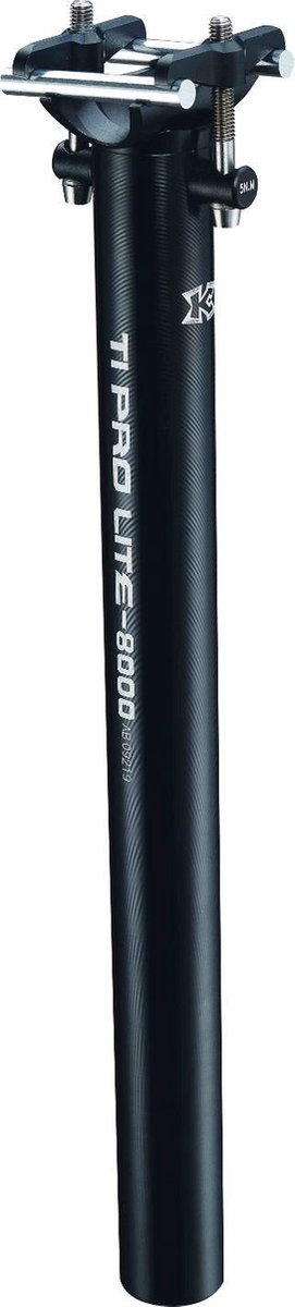 Kcnc Ti Pro Lite Zadelpen Zwart 400 mm / 31.6 mm