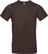 B&C Basic T-shirt E190 - Brown - Maat XXL