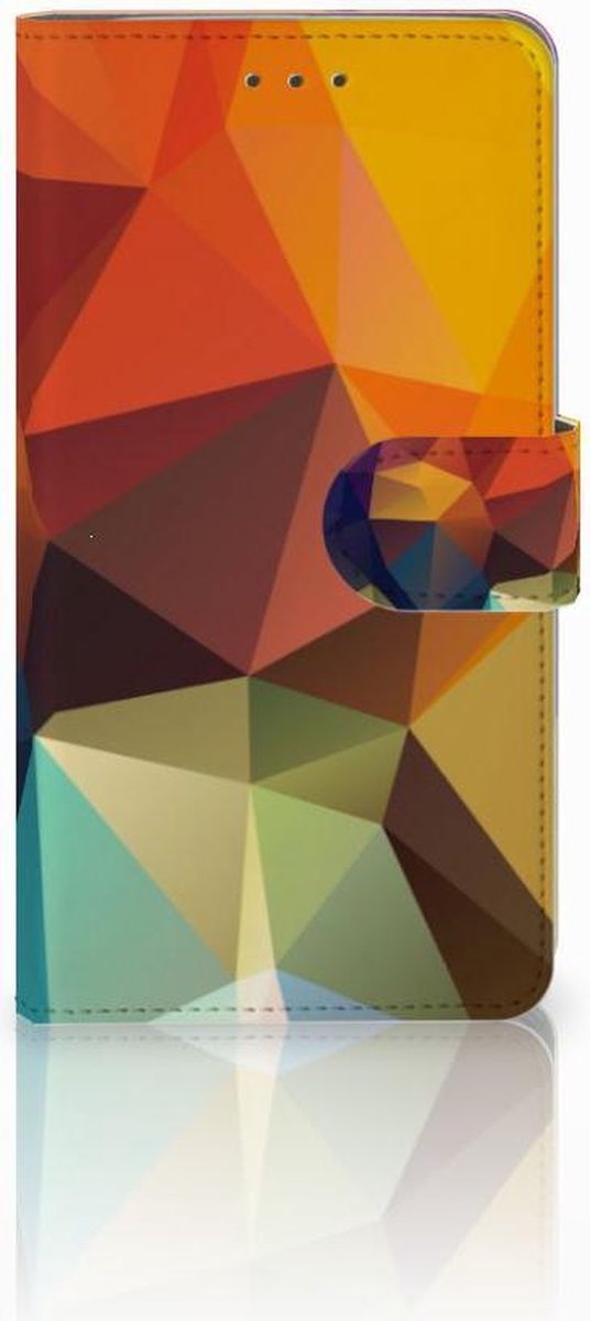 Samsung Galaxy J7 2016 Book Case Polygon Color