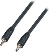 Lindy Premium - Audiokabel - stereo ministekker (M) naar stereo ministekker (M) - 1 m - beschermd - zwart - gevormd