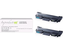 Improducts Improducts® Toner - Alternatief Samsung MLTD116S / MLT-D116S XL inhoud 2x toner zwart