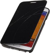 TPU Zwart Samsung Galaxy Note Neo bookcase Telefoonhoesje Lijn Motief