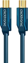 ClickTronic Antenna, 7.5m coax-kabel 7,5 m M FM Blauw