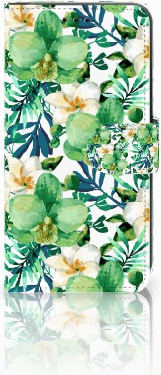 Xiaomi Mi A2 Lite Hoesje Orchidee Groen