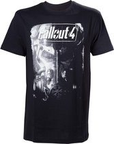 Fallout 4 - Brotherhood of Steel Mannen T-shirt - Zwart - L