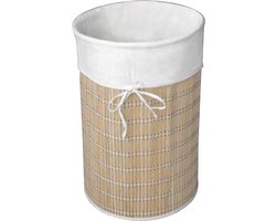 Metaltex Alpha Bamboo Wasmand - Bamboe en Katoen