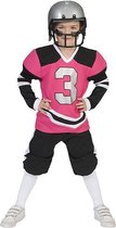 Rugby & American Football Kostuum | Brady Quarterback American Football USA | Jongen | Maat 116 | Carnaval kostuum | Verkleedkleding