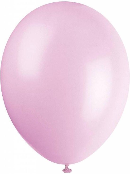 Ballonnen lichtroze 30cm 10st