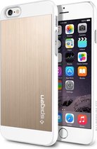 Spigen Aluminum Fit voor Apple iPhone 6 Back Cover - Goud