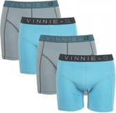 Vinnie-G boxershorts Wave Dark-Print 4-pack -L