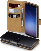 Samsung Galaxy S9 Bookcase hoesje - CaseBoutique -  Zwart - Kunstleer