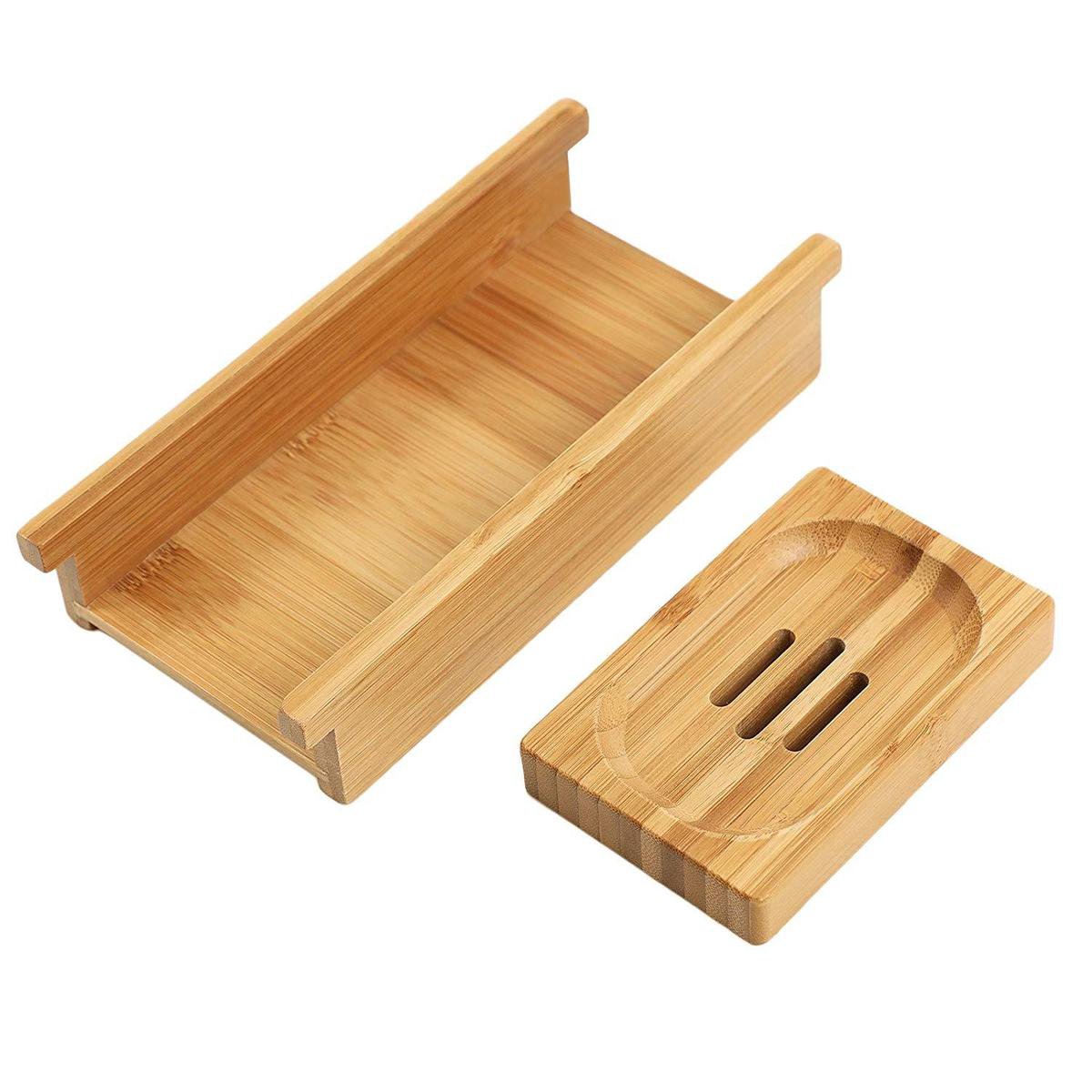 SONGMICS BCB072N01 Bamboe Badlade, Uitschuifbare Badlade, 70-95,6 cm brede badplank, opvouwbaar, antislip badlade, met wijnglas, tablet, boek, handdoekhouders, natuurlijk beige BCB072N01