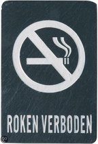 Esschert Design - Leisteen Bord 'roken verboden' DP005