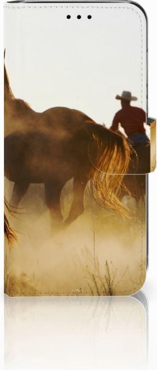 Huawei P20 Lite Telefoonhoesje met Pasjes Design Cowboy