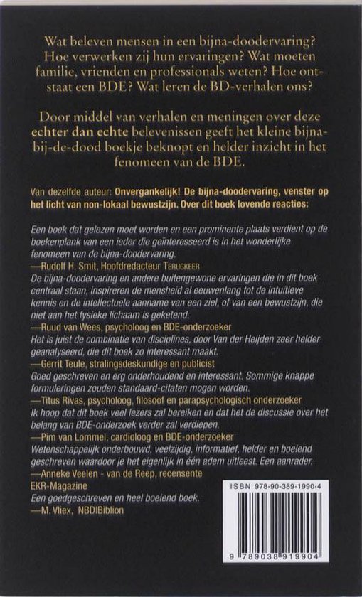 Het kleine bijnabijdedood boekje, Jim van der Heijden Het kleine bijnabijdedood boekje, Jim van der Heijden