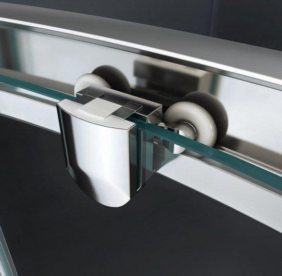 Cabine de douche Sanifun Alberta 800 x 800 Z verre dépoli