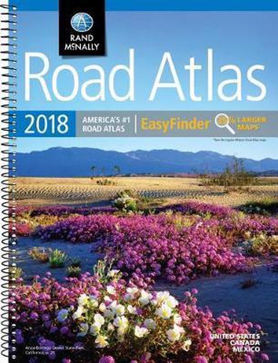 2018 Rand McNally Easyfinder Midsize Road Atlas, Rand McNally 9780528017414 Boeken