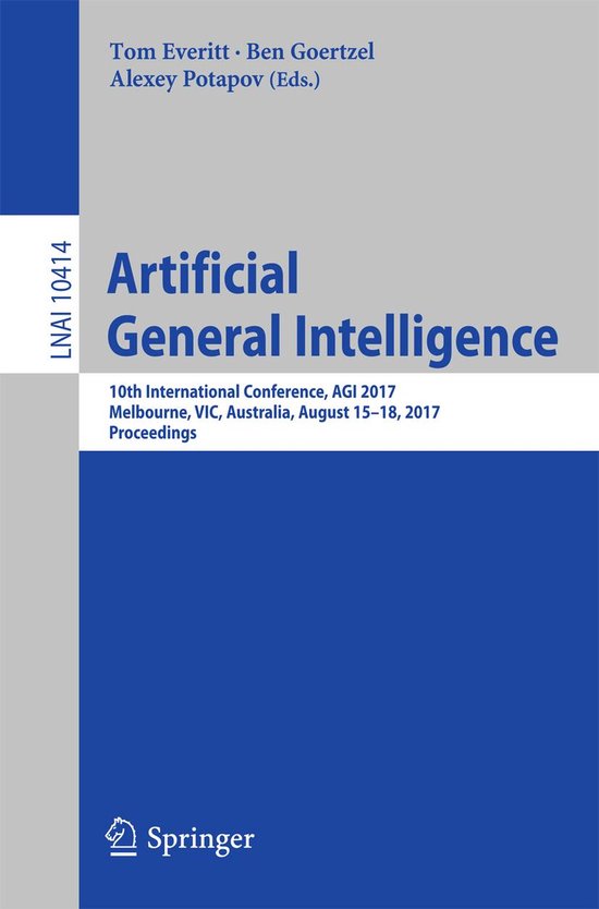 Springer Nature Proceedings Computer Science - Artificial Ge ... - cover