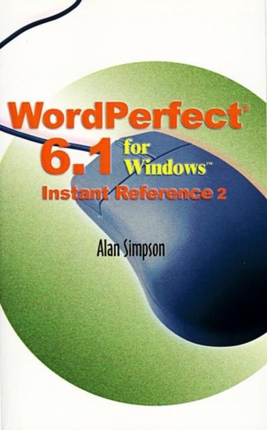 WordPerfect 6.1 for Windows Instant Reference - cover