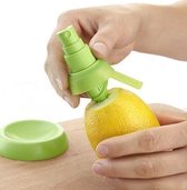 Citroen spuit 2 stuk oranje JY&K | citrus spray | limoen | citroensap sproeier |